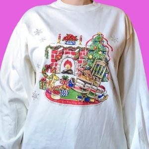 NWT Vintage Christmas Sweatshirt.